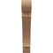 Ekena Millwork 3-inch W x 18-inch D x 18-inch H Olympic Rough Cedar Woodgrain TimberThane Knee Brace, Primed BRCUR03X18X18OLYRCPR - alternate 5
